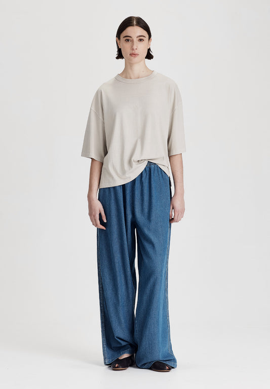 PULL ON PANT, CHAMBRAY