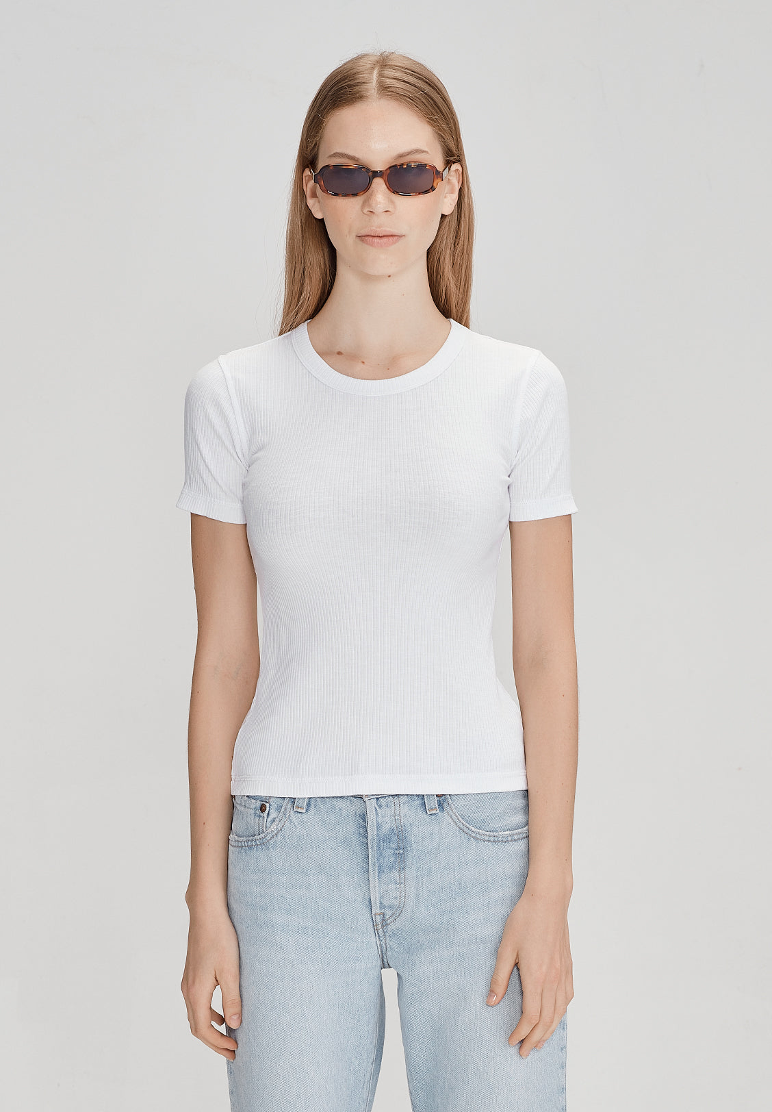 BASE RIB SS, WHITE