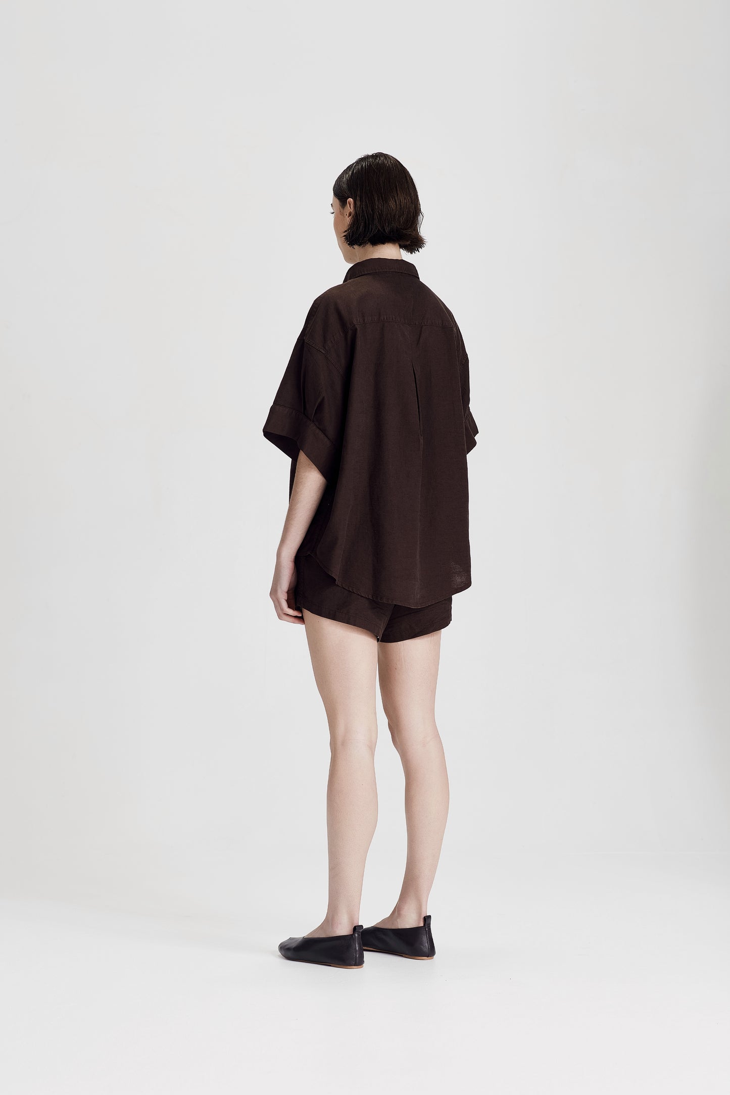 BOYFRIEND SHIRT, COCOA