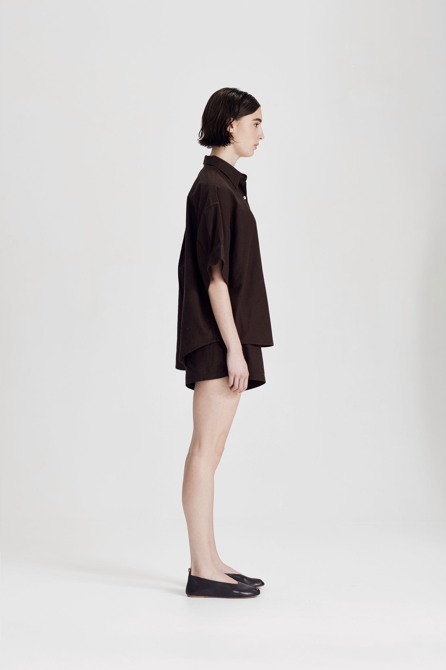 BOYFRIEND SHIRT, COCOA