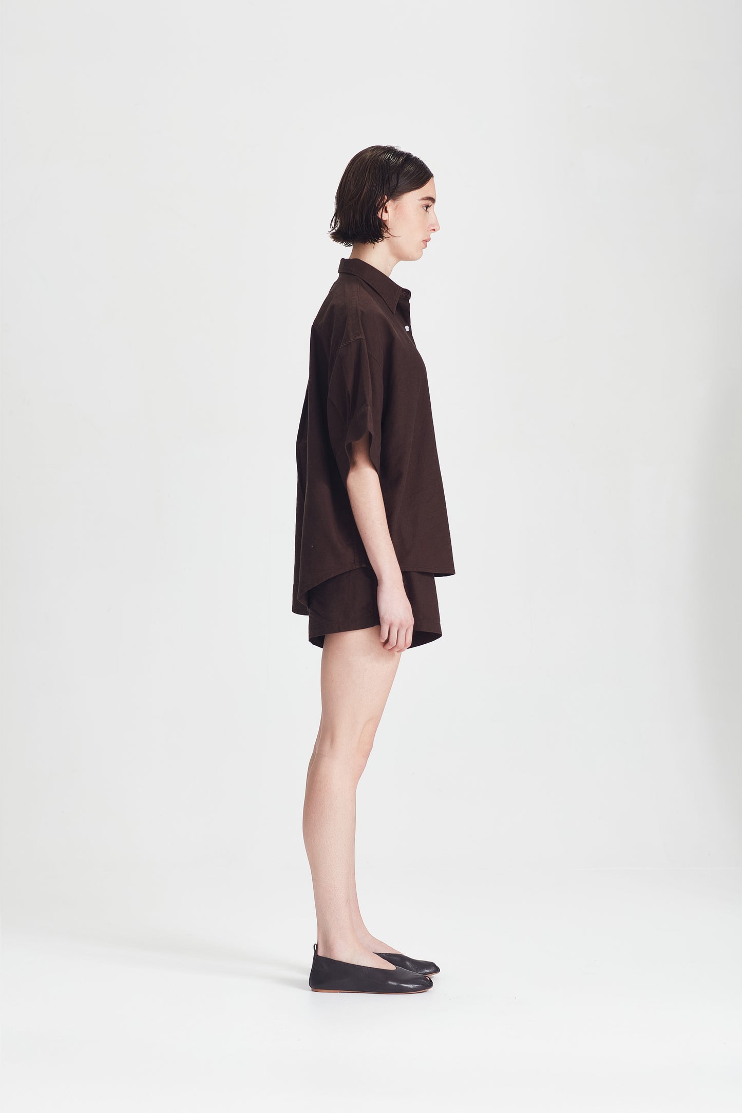 BOYFRIEND SHIRT, COCOA