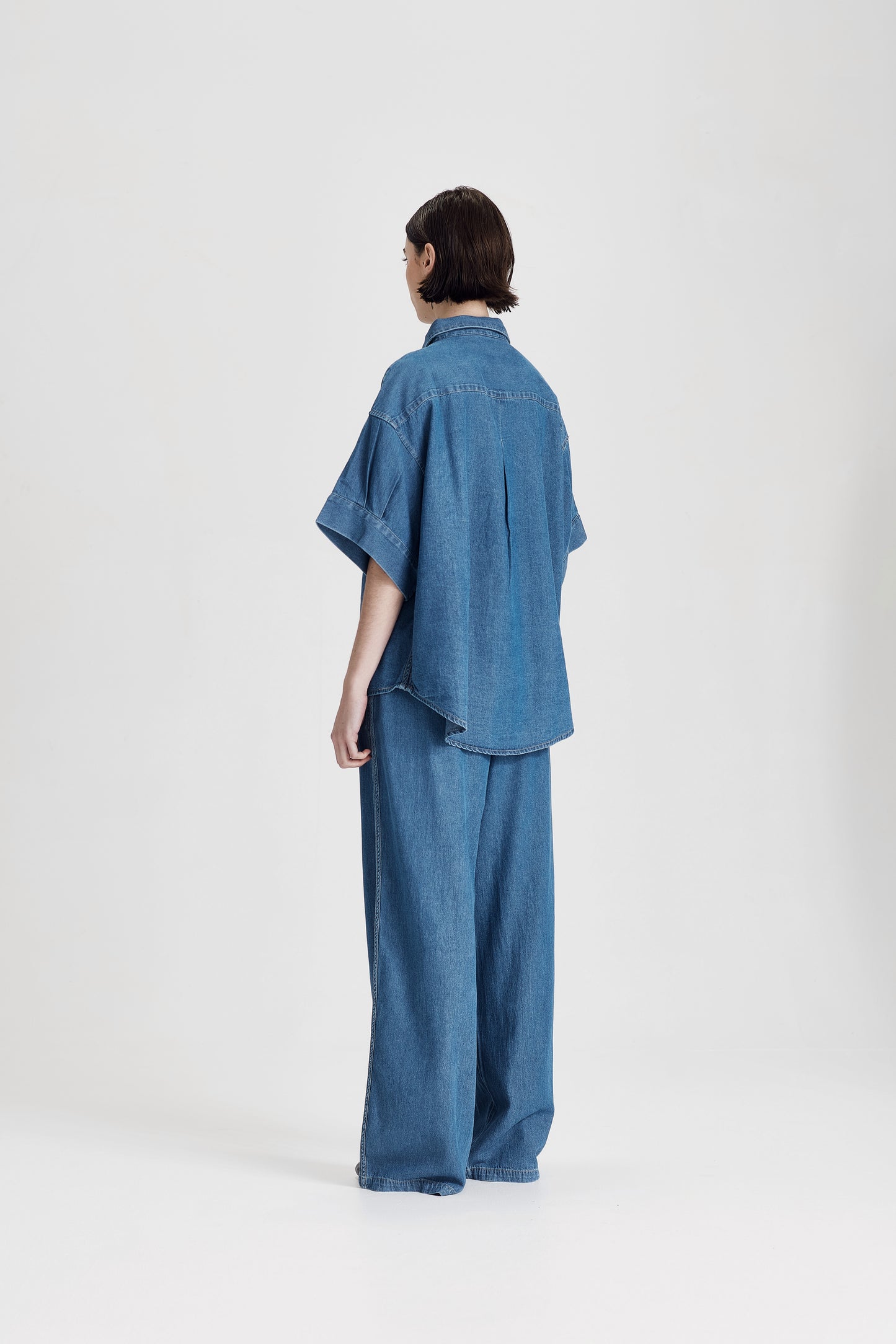 BOYFRIEND SHIRT, CHAMBRAY