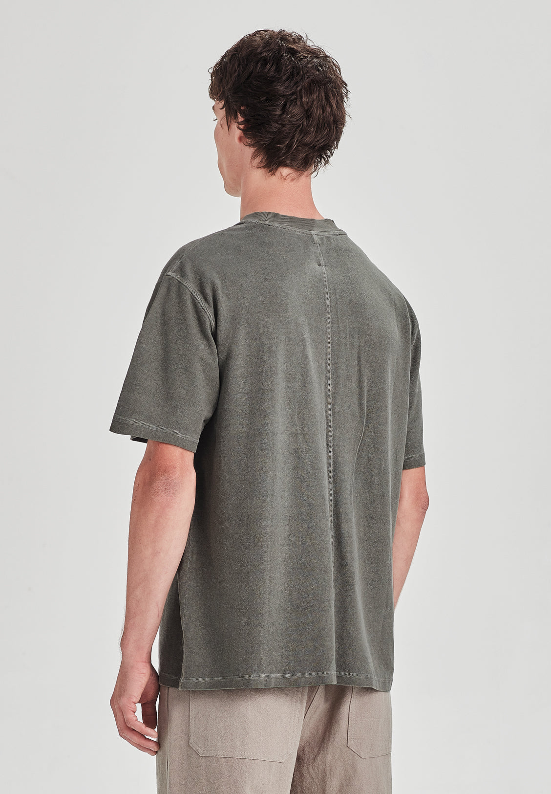 HEMP JERSEY SS TEE, VINTAGE FOG