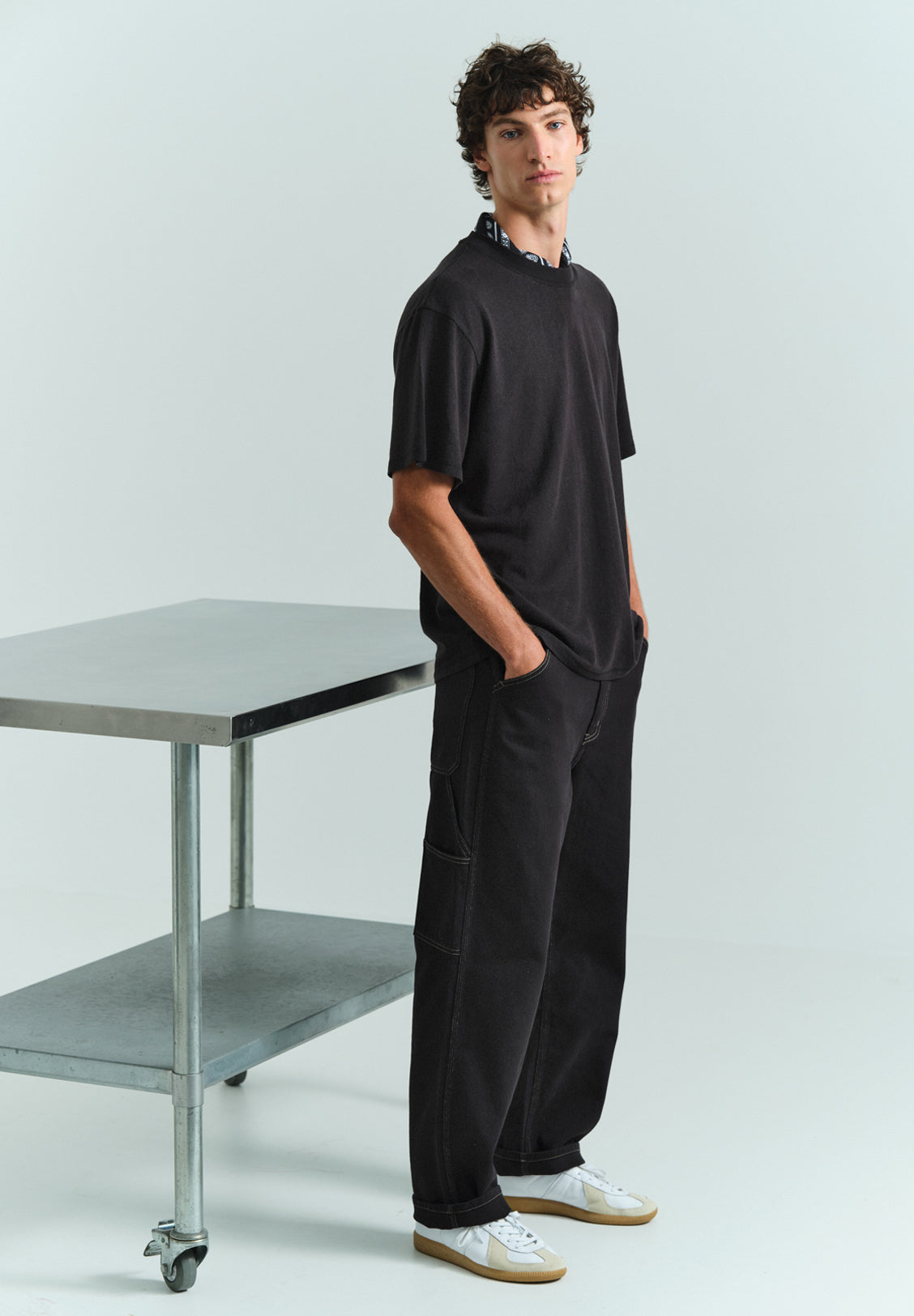 MENS CARPENTER PANT, VINTAGE BLACK