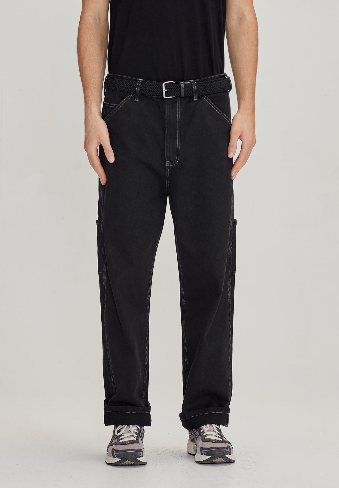 MENS CARPENTER PANT, VINTAGE BLACK