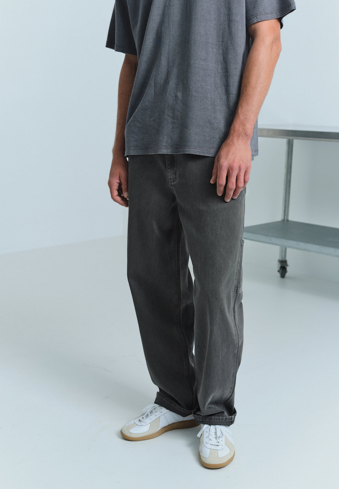 MENS CARPENTER PANT, VINTAGE GREY