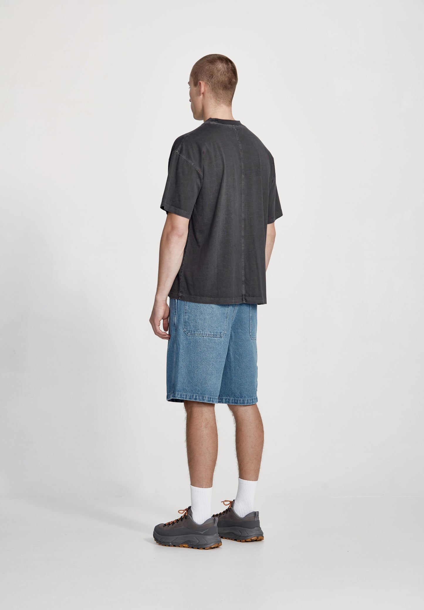 CARPENTER SHORT, MID BLUE RINSE