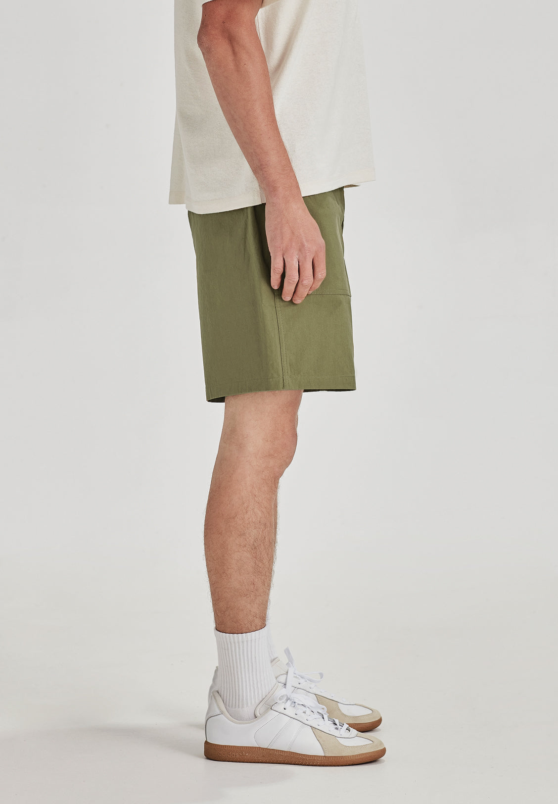 DRILL UTILITY SHORT, KHAKI - COMMONERS