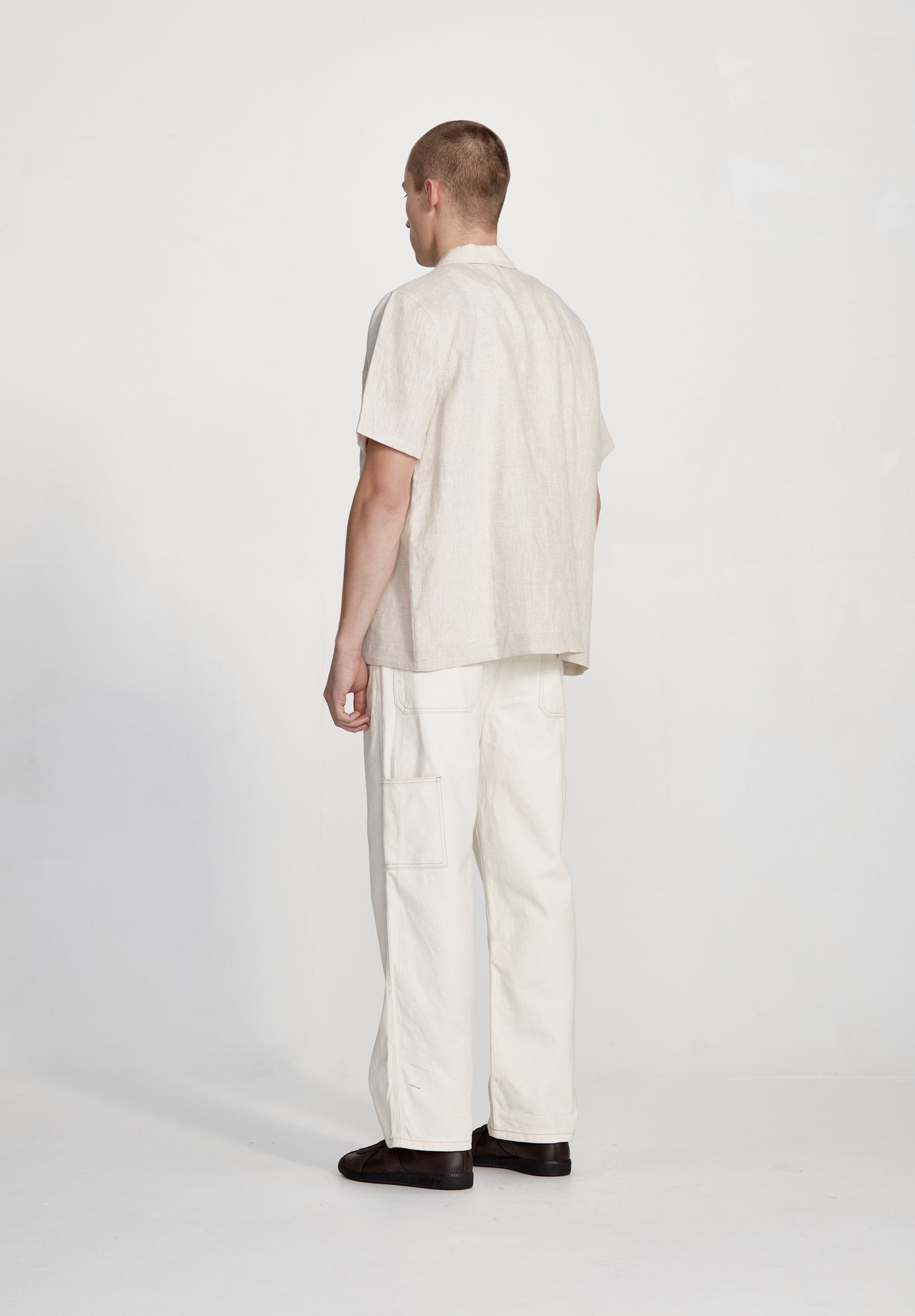 CAMPUS SS SHIRT, NATURAL