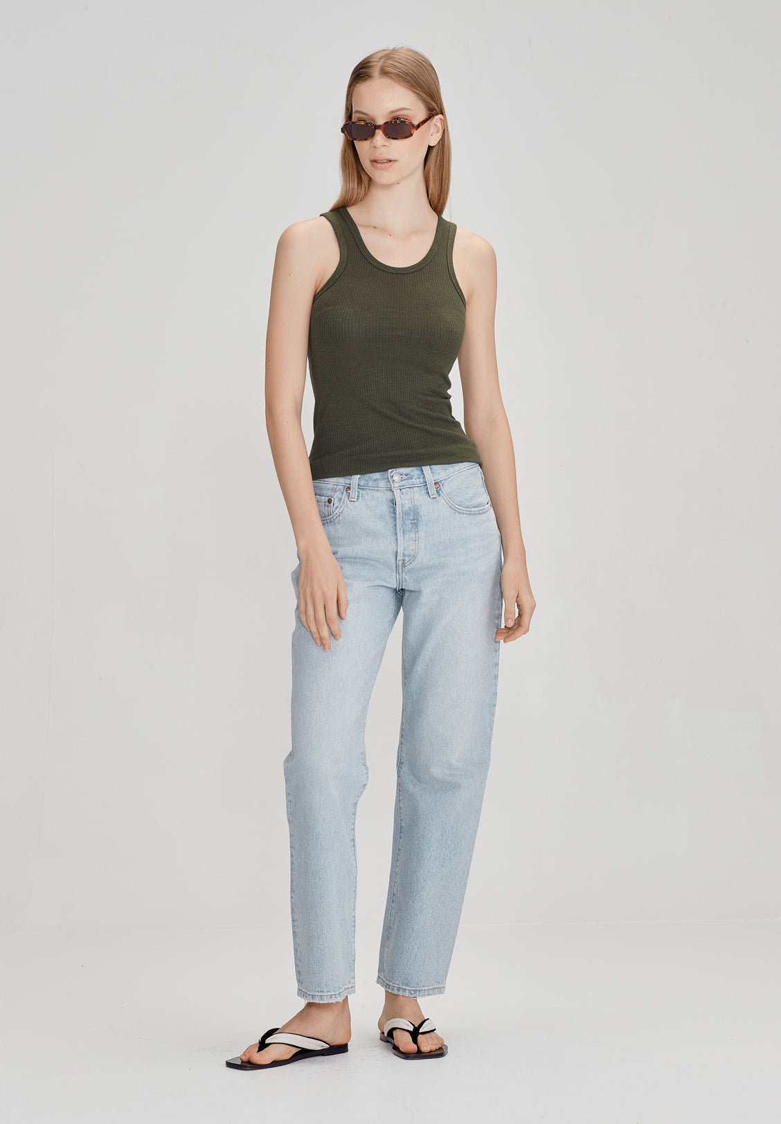 BASE RIB TANK, KHAKI