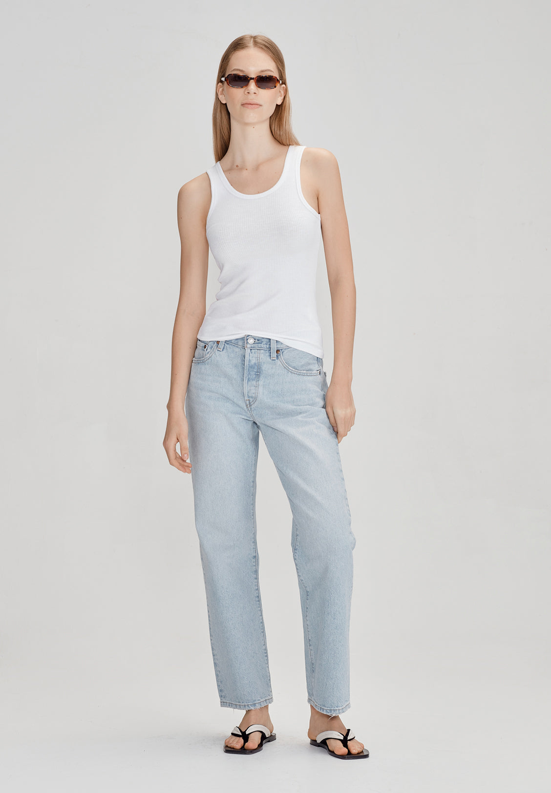 BASE RIB TANK, WHITE