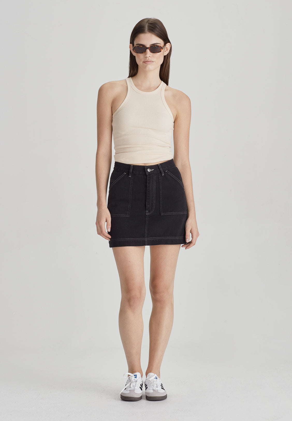 UTILITY SKIRT, BLACK