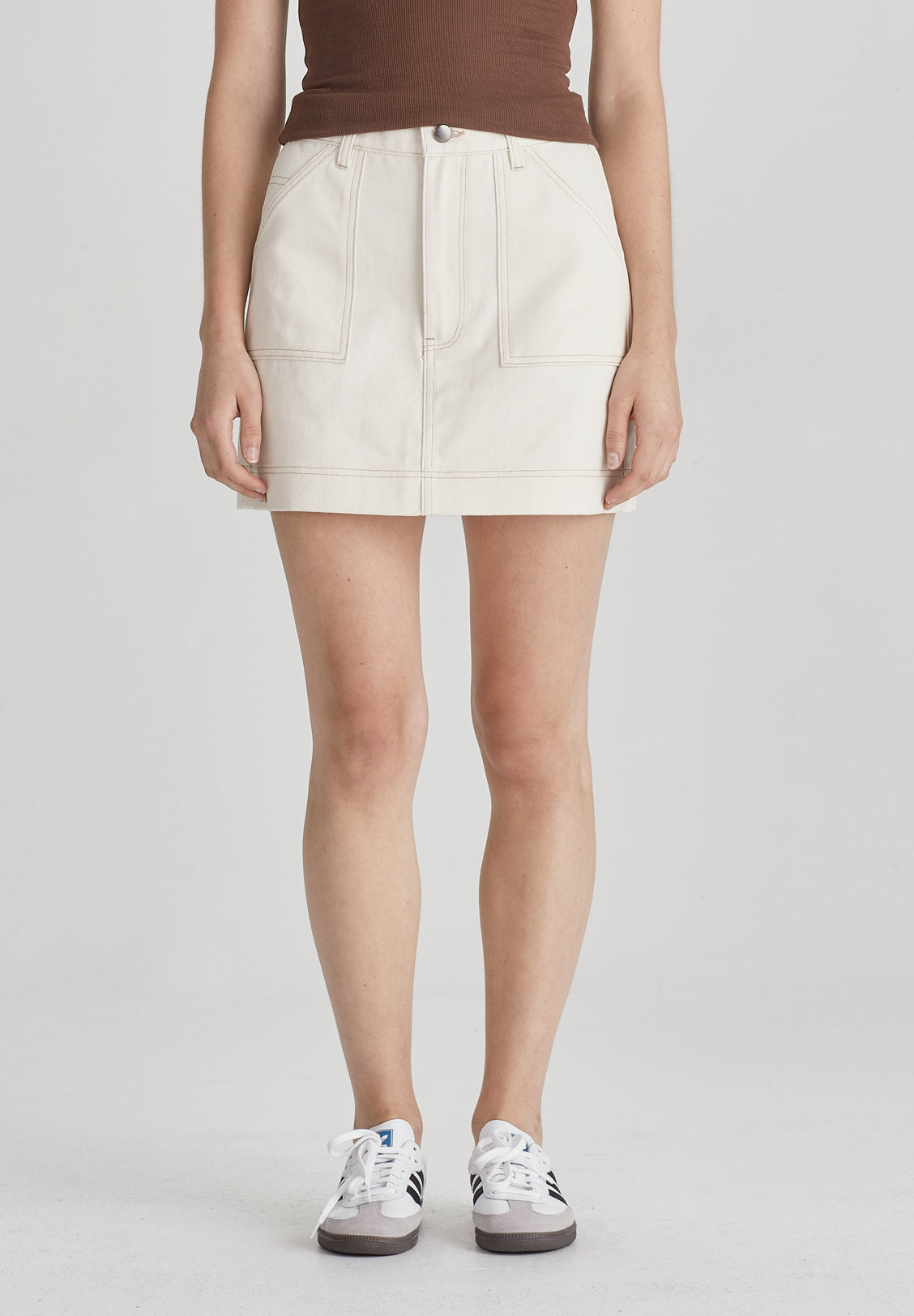 UTILITY SKIRT, ECRU