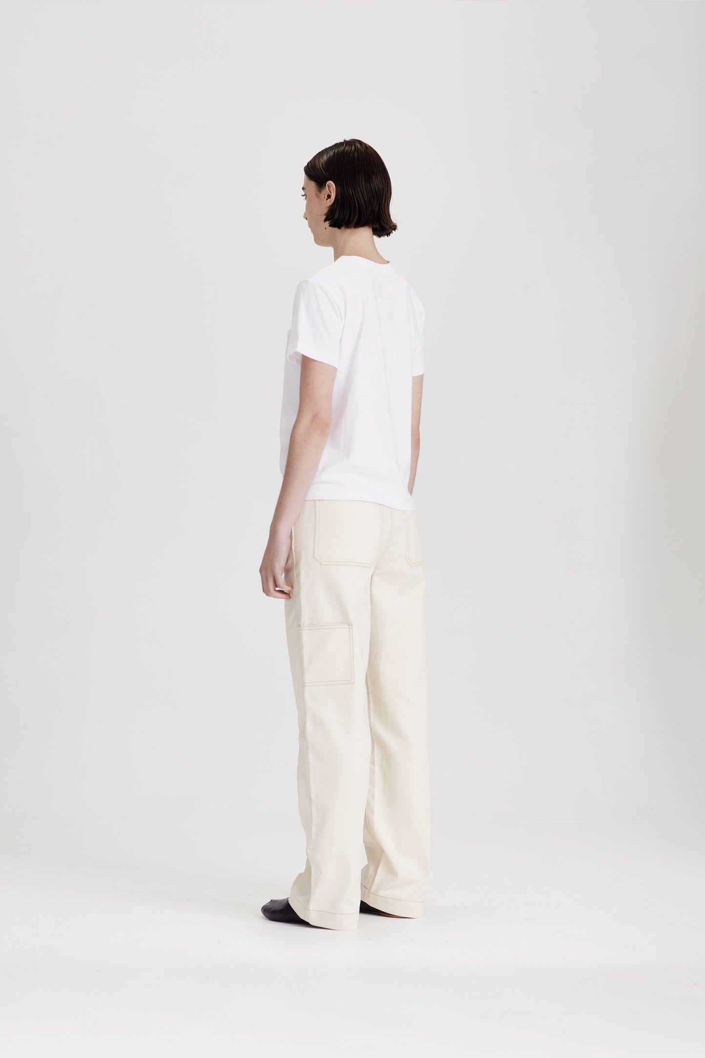 WOMENS CARPENTER PANT, ECRU