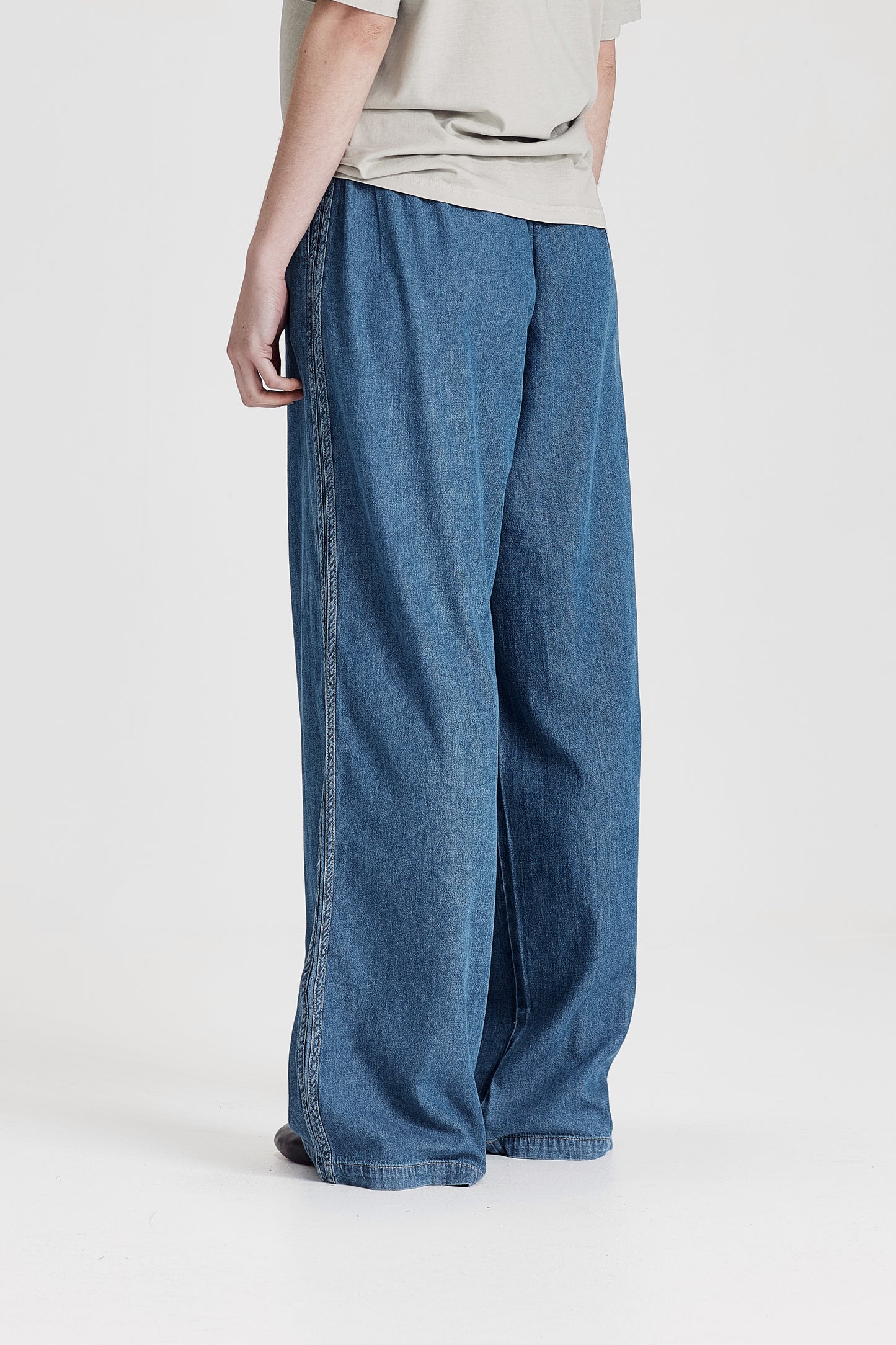 PULL ON PANT, CHAMBRAY