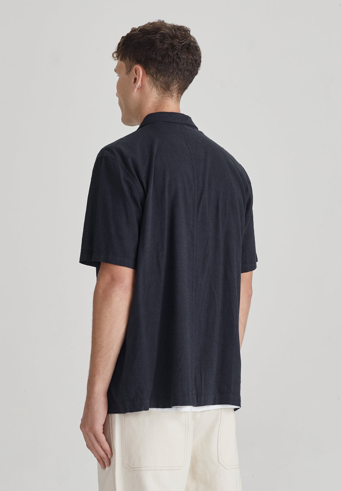 CAMPUS SS SHIRT, DARK NAVY