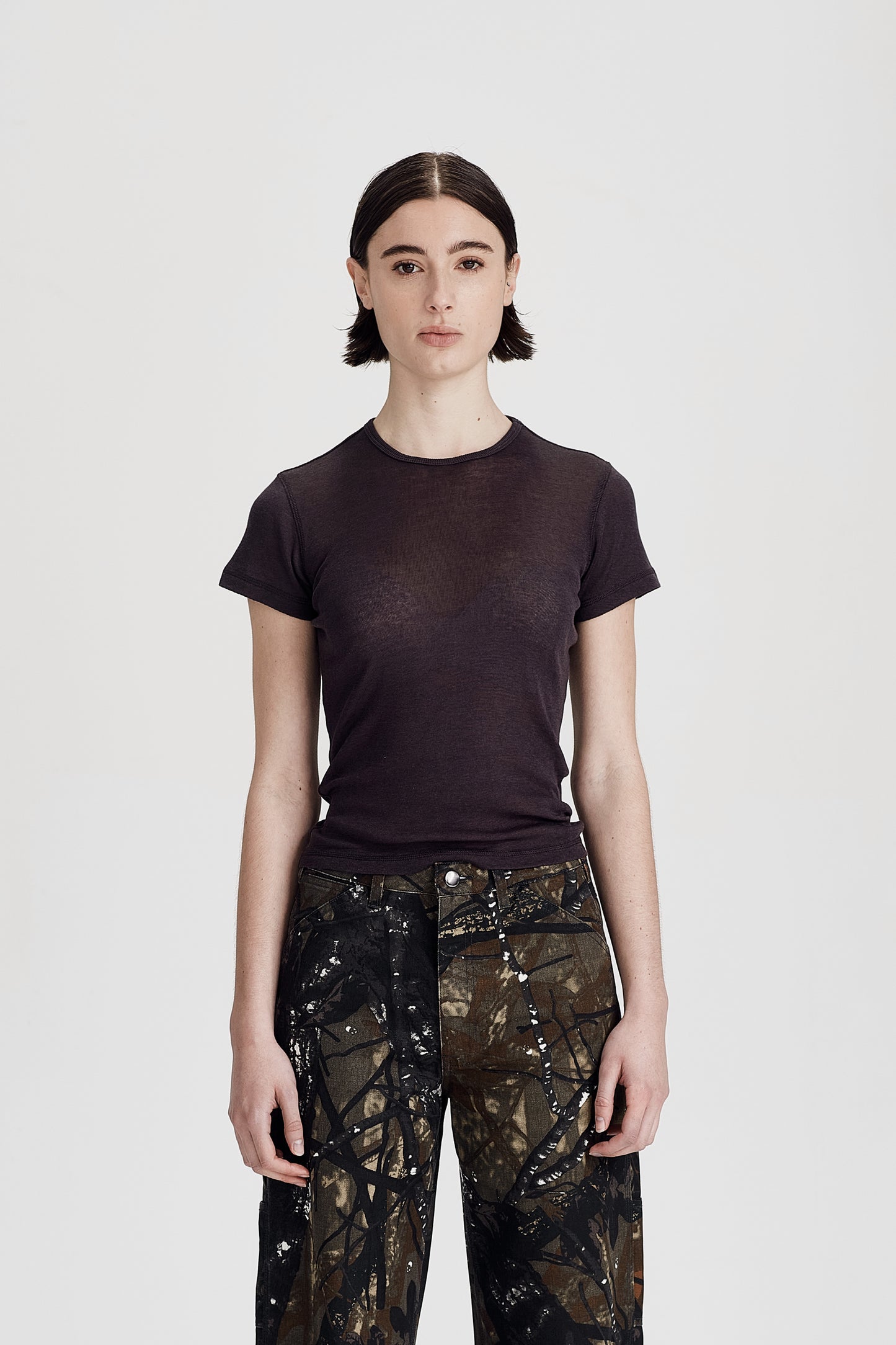 ULTRAFINE SS LAYER TEE, BLACK