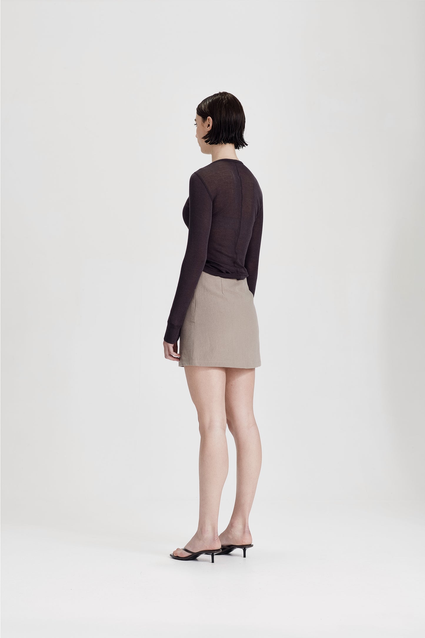 ULTRAFINE LS LAYER TEE, BLACK