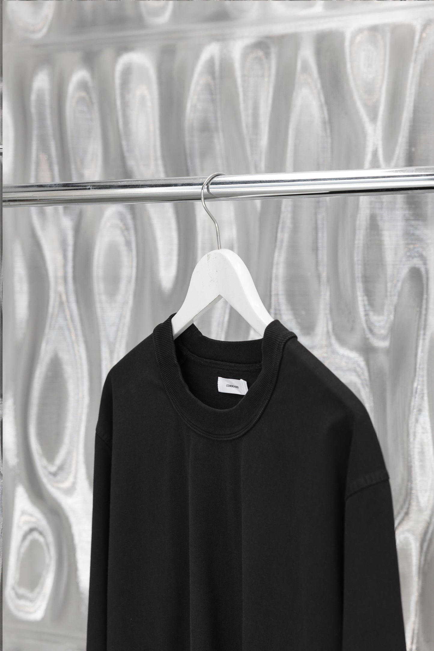 HEAVY LS TEE, VINTAGE BLACK