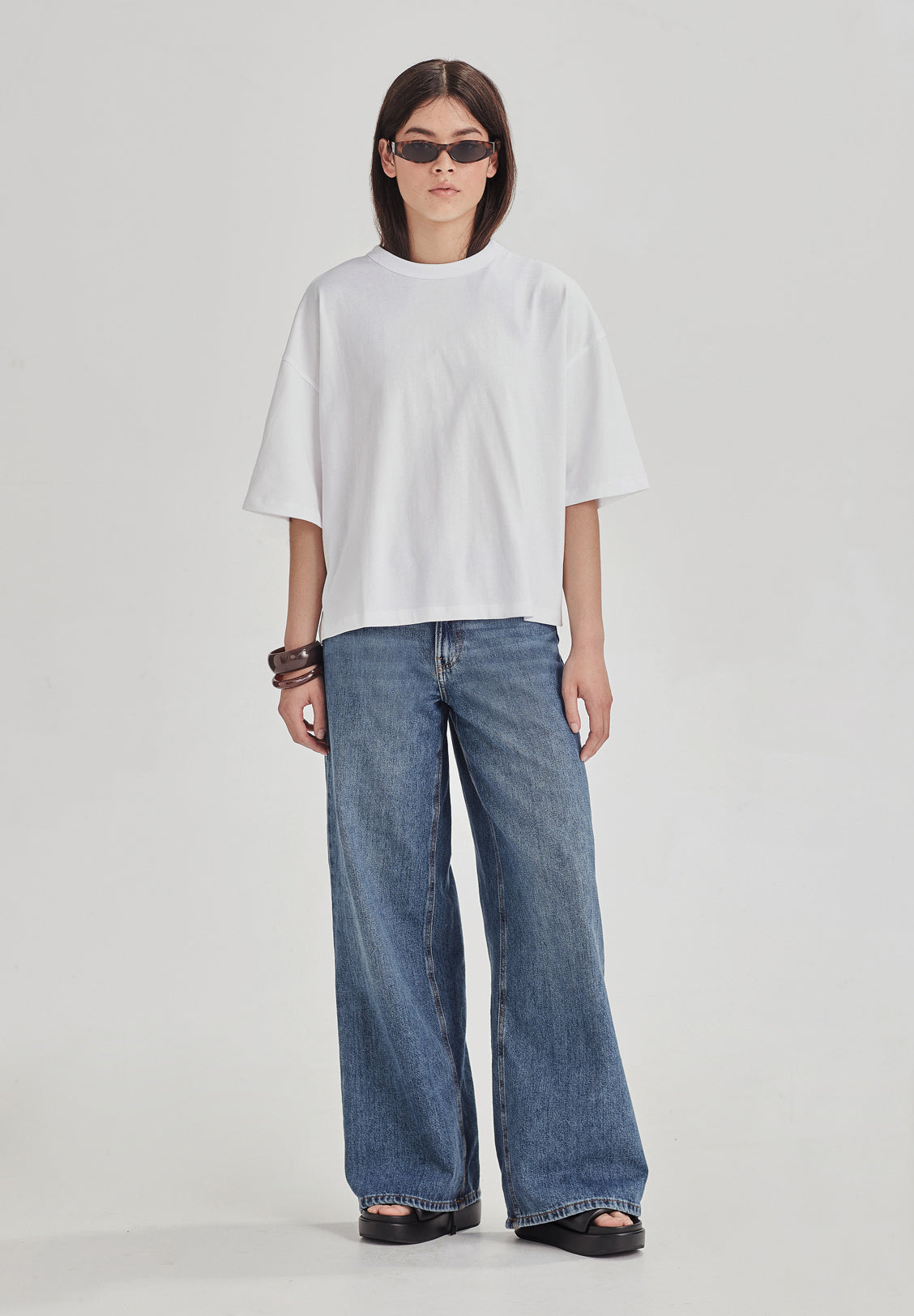 HEAVY BOXY TEE, WHITE