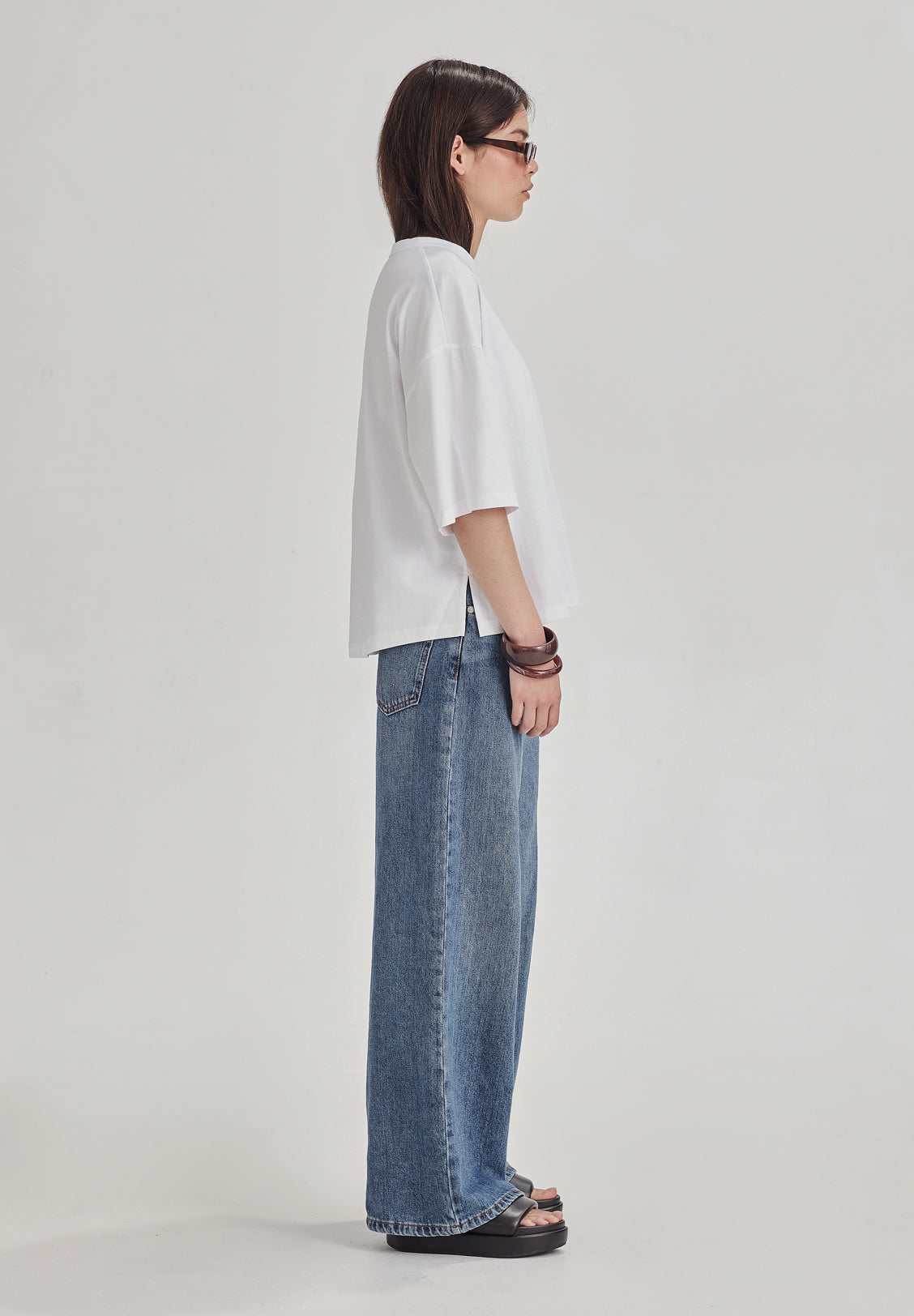 HEAVY BOXY TEE, WHITE