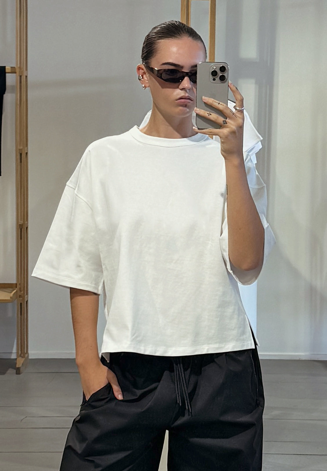 HEAVY BOXY TEE, WHITE