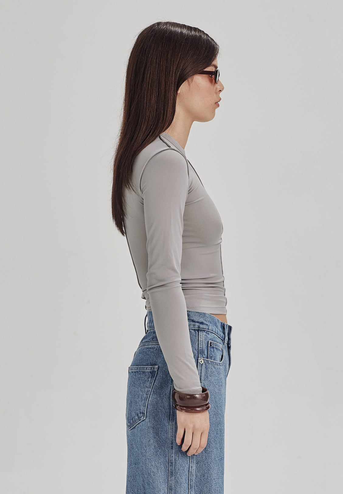 REVERSE LONGSLEEVE, ASH