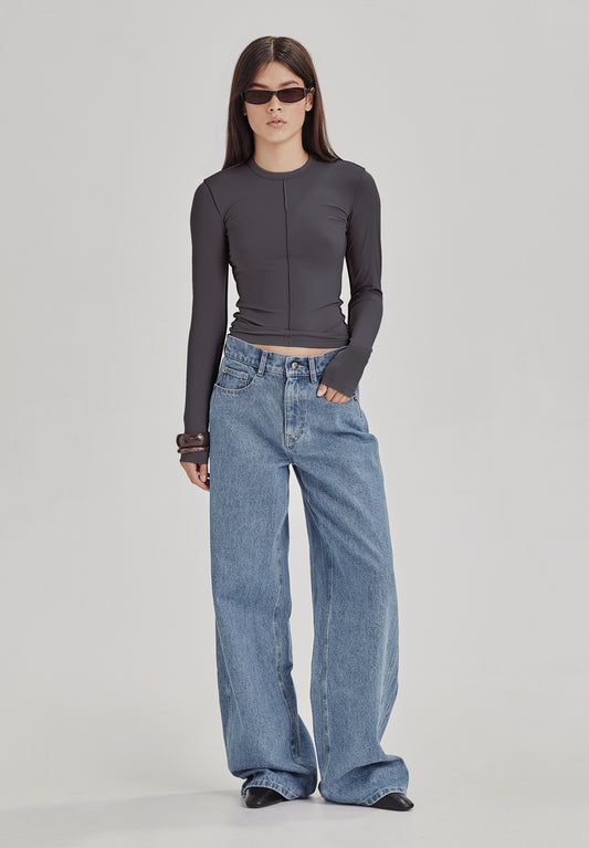 REVERSE LONGSLEEVE, GRAPHITE