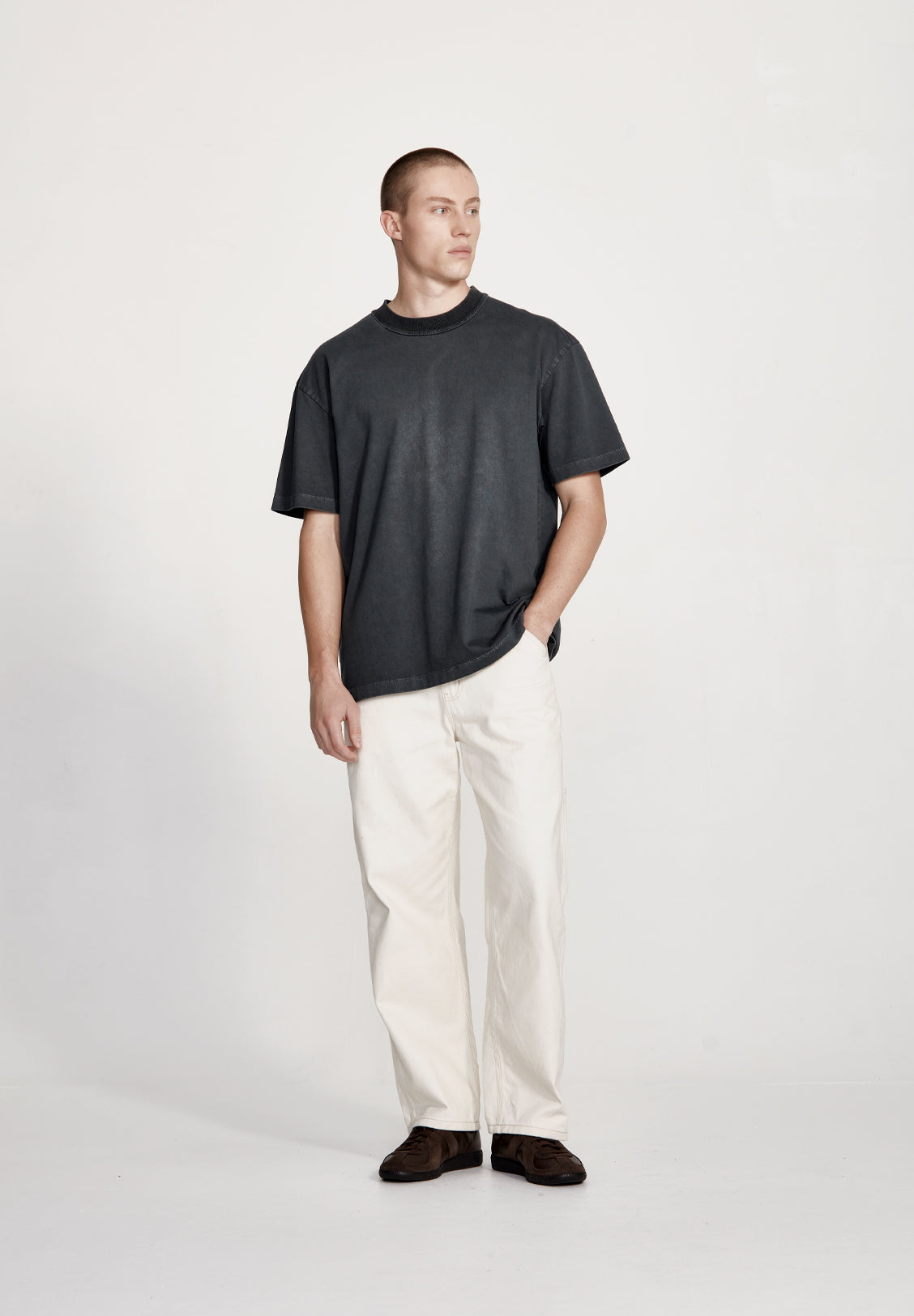 HEAVY JERSEY BOXY TEE, INK