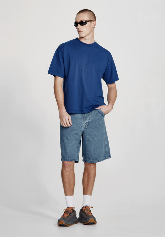 MENS RELAXED TEE, ROYAL (available in Packs)