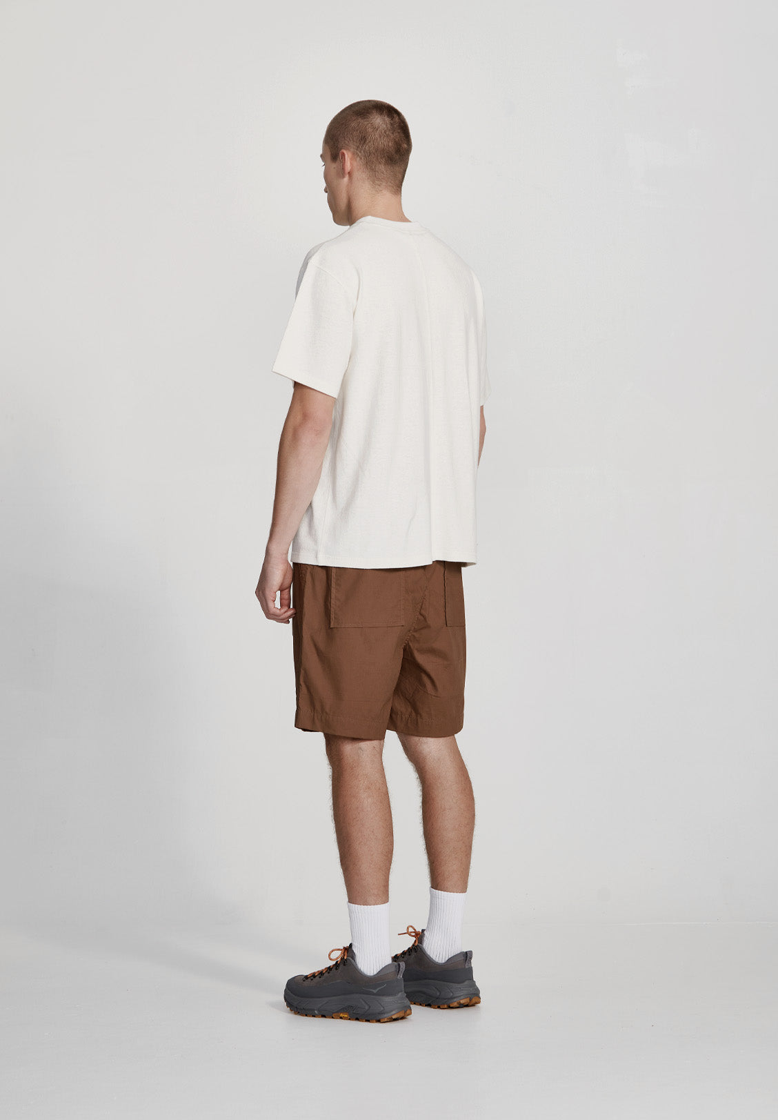 COTTON WALKSHORT, COCOA