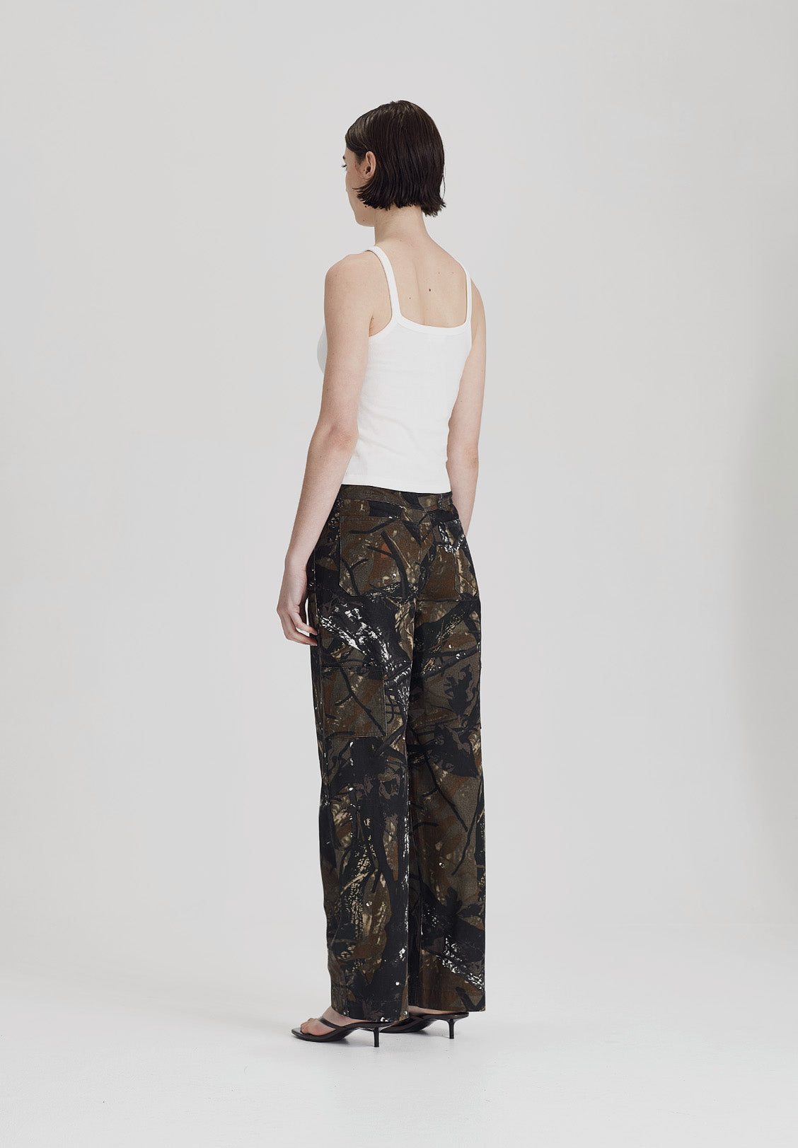 WOMENS BASE RIB THIN TANK, WHITE (available in Packs)