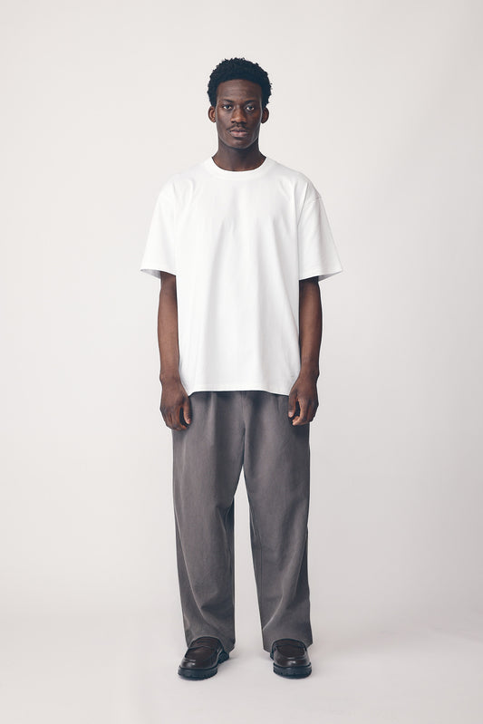 Heavy Jersey Boxy Tee, White