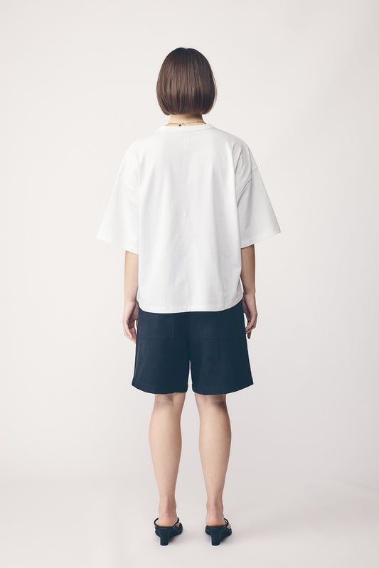 Heavy Boxy Tee, White