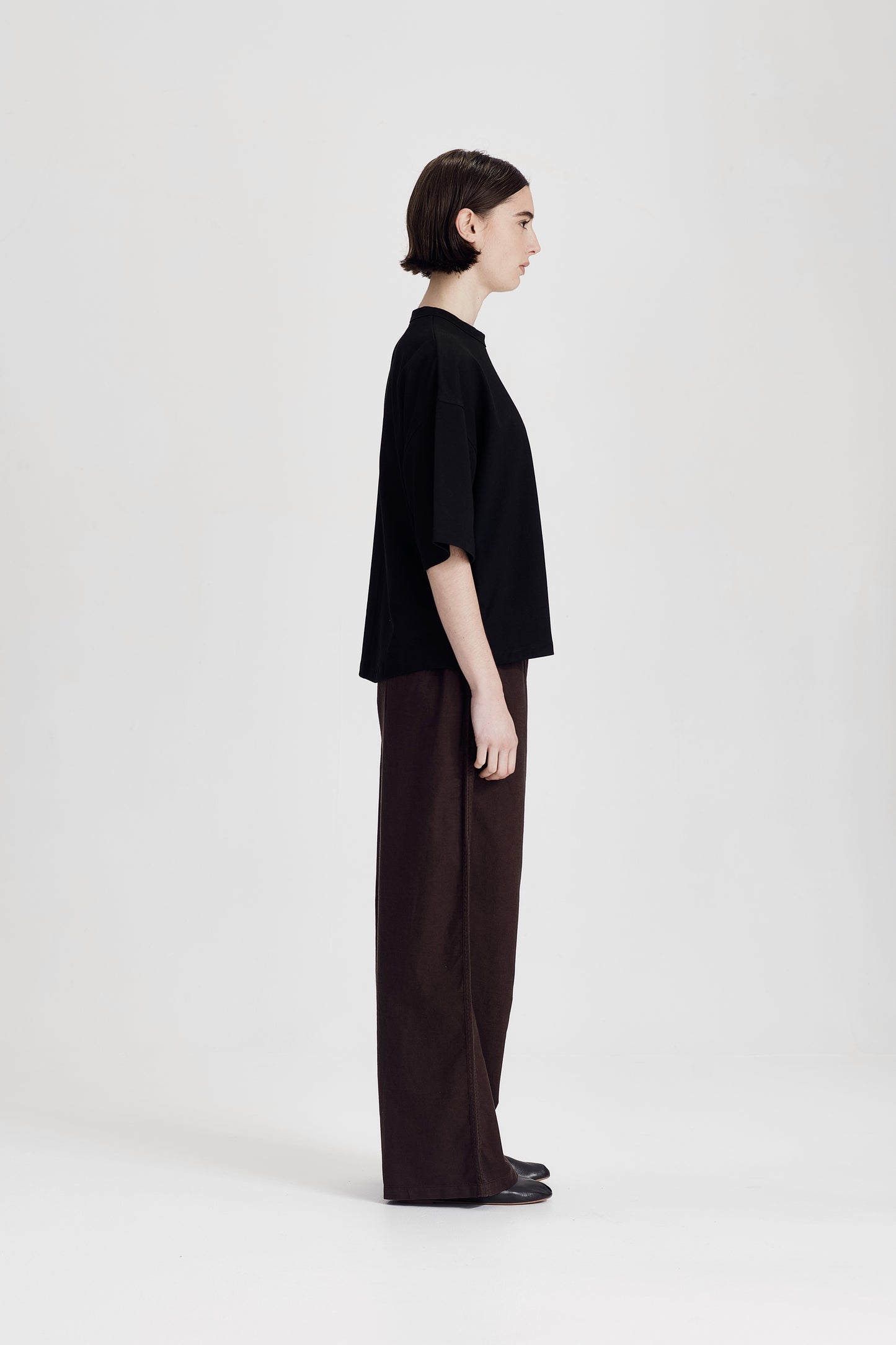 HEAVY BOXY TEE, BLACK
