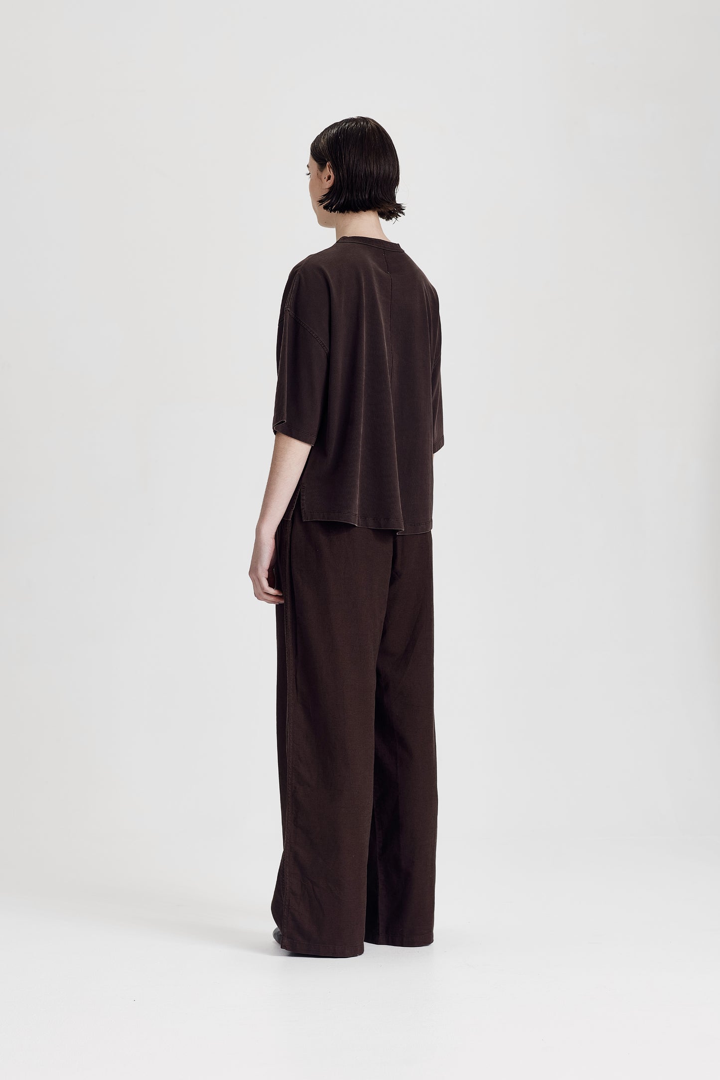 HEAVY BOXY TEE, COCOA