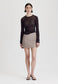 ULTRAFINE LS LAYER TEE, BLACK