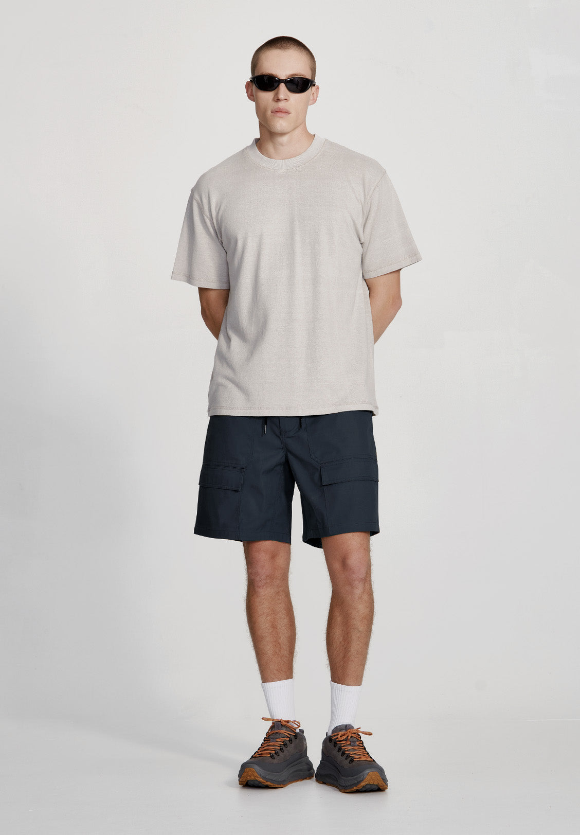 DRILL UTILITY SHORT, NAVY
