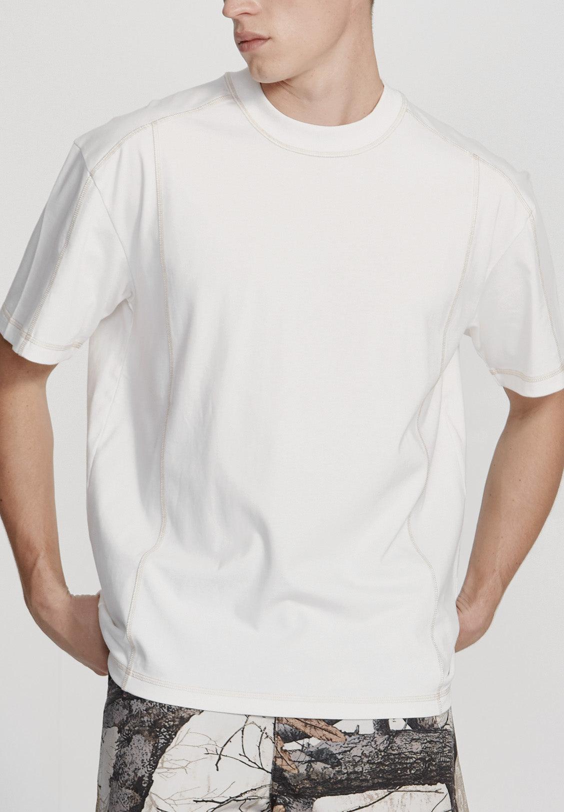 MENS REC TEE, WHITE