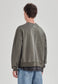 RELAXED FLEECE CREW, VINTAGE FOG