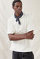 HEMP JERSEY SS TEE, RICE WHITE
