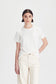 HEMP JERSEY CLASSIC TEE, RICE WHITE