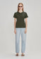 WOMENS CLASSIC TEE, KHAKI