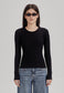 BASE RIB LS, BLACK