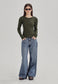 BASE RIB LS, KHAKI