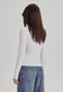 BASE RIB LS, WHITE