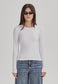 BASE RIB LS, WHITE