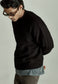 MENS KNIT JUMPER, BLACK