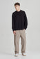 MENS KNIT JUMPER, BLACK