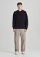 MENS KNIT JUMPER, BLACK